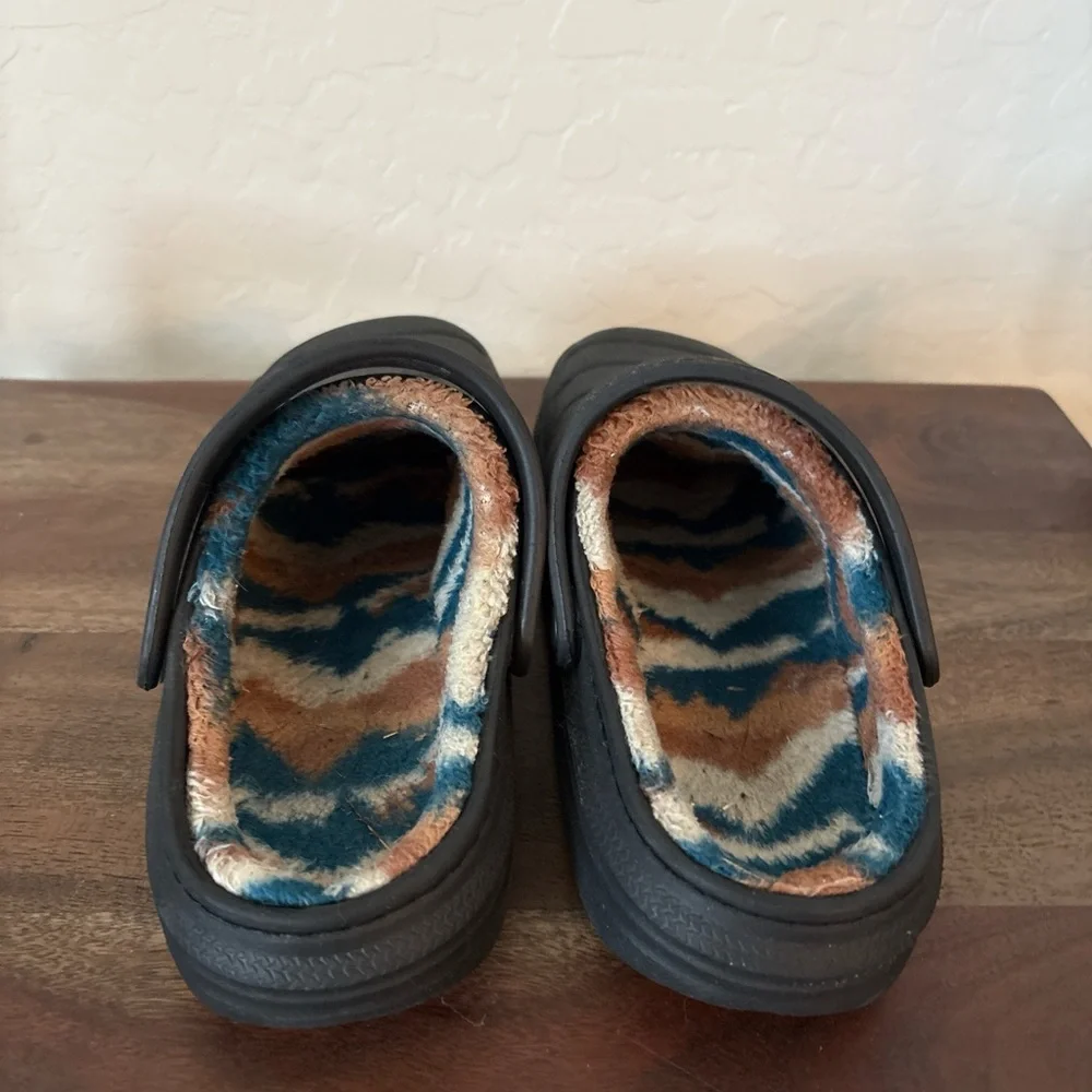 Rugged Shark Big Boys black Lined EVA Clog Size 3